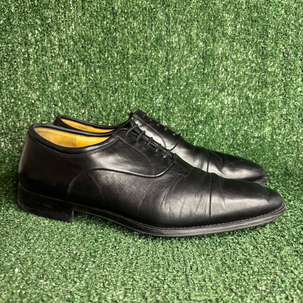 Magnanni Federico Cap Toe Leather Classic Formal Oxford Dress Shoes Black Men 11